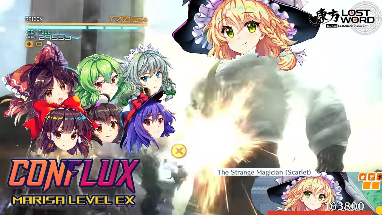 Touhou Lost Word - Literally A6 Marisa Stage (Conflux Marisa Level: EX)