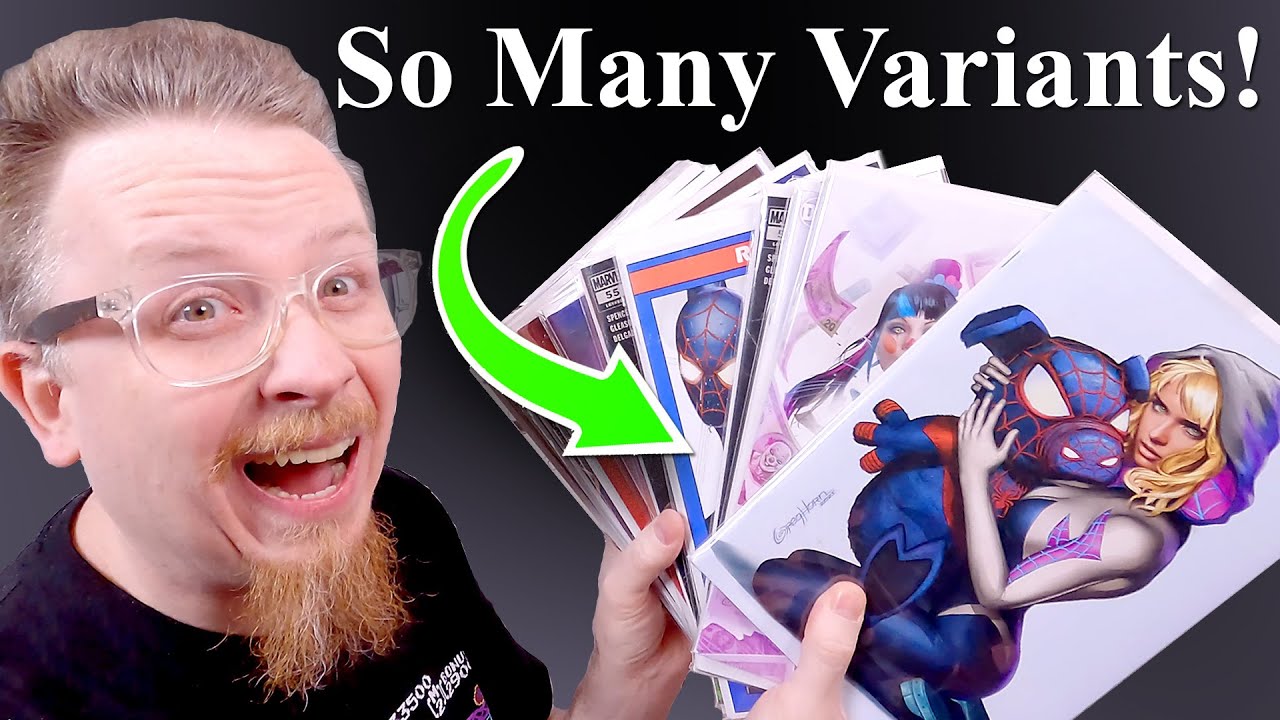 So Many Rare Variant Cover Comic Books In This Collection of Comics.