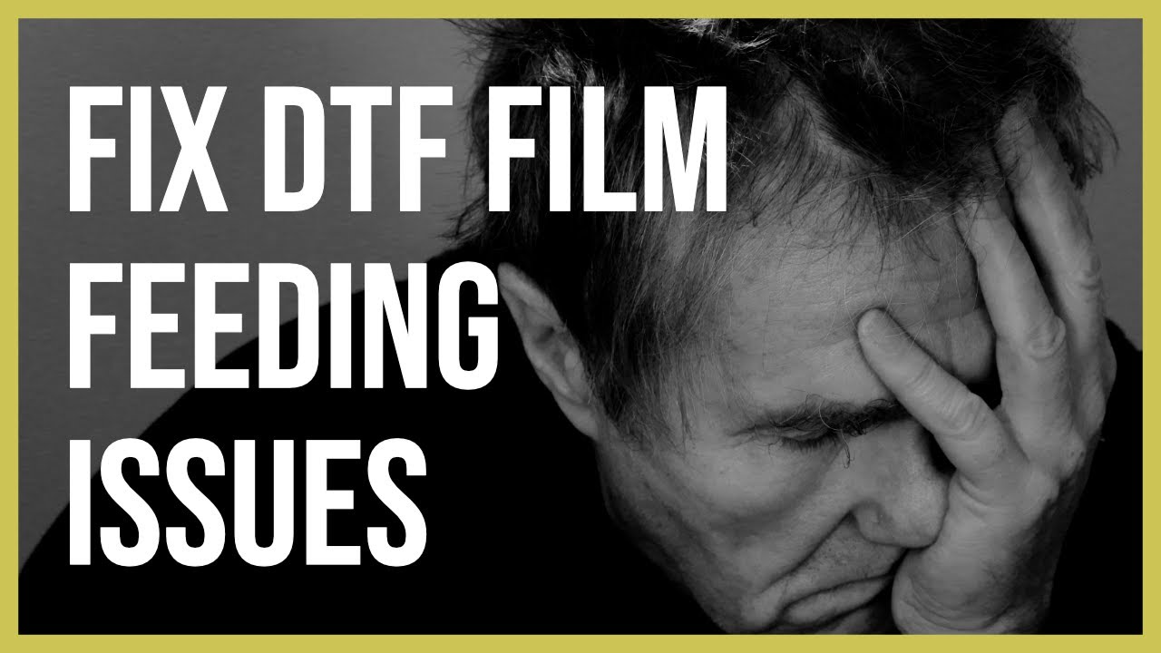 DTF Film Feeding Problem. Fix The Paper Error When DTF Printer Spits Out Or Does Not Grab The Film.