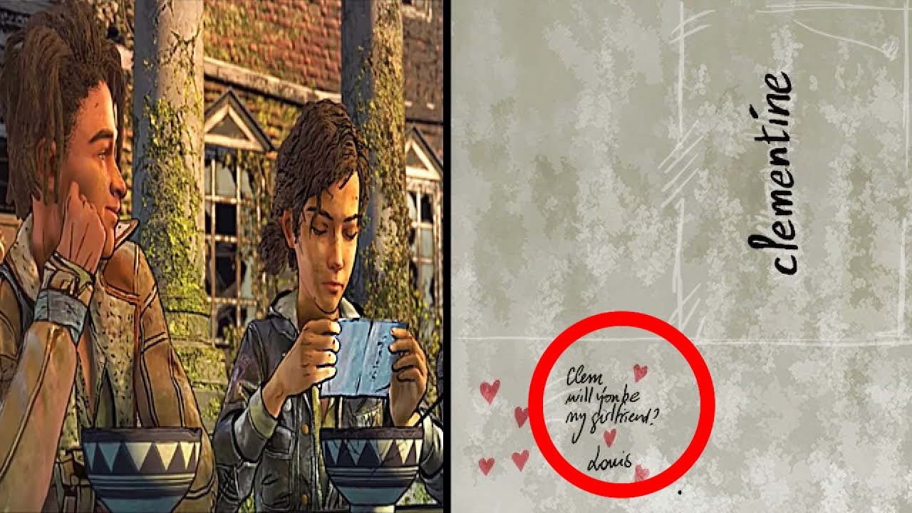 What Does Louis Note SAY! - The Walking Dead:Season 4 Episode 4 