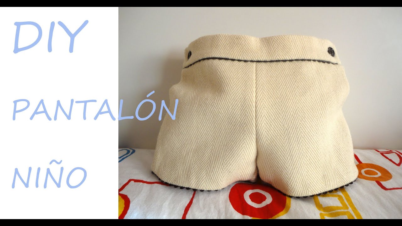 Diy Costura. Como hacer un pantalón de niño con patronesmujer.com