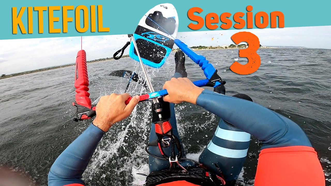 Kitefoil - Session 3 - La dure réalité d'un débutant