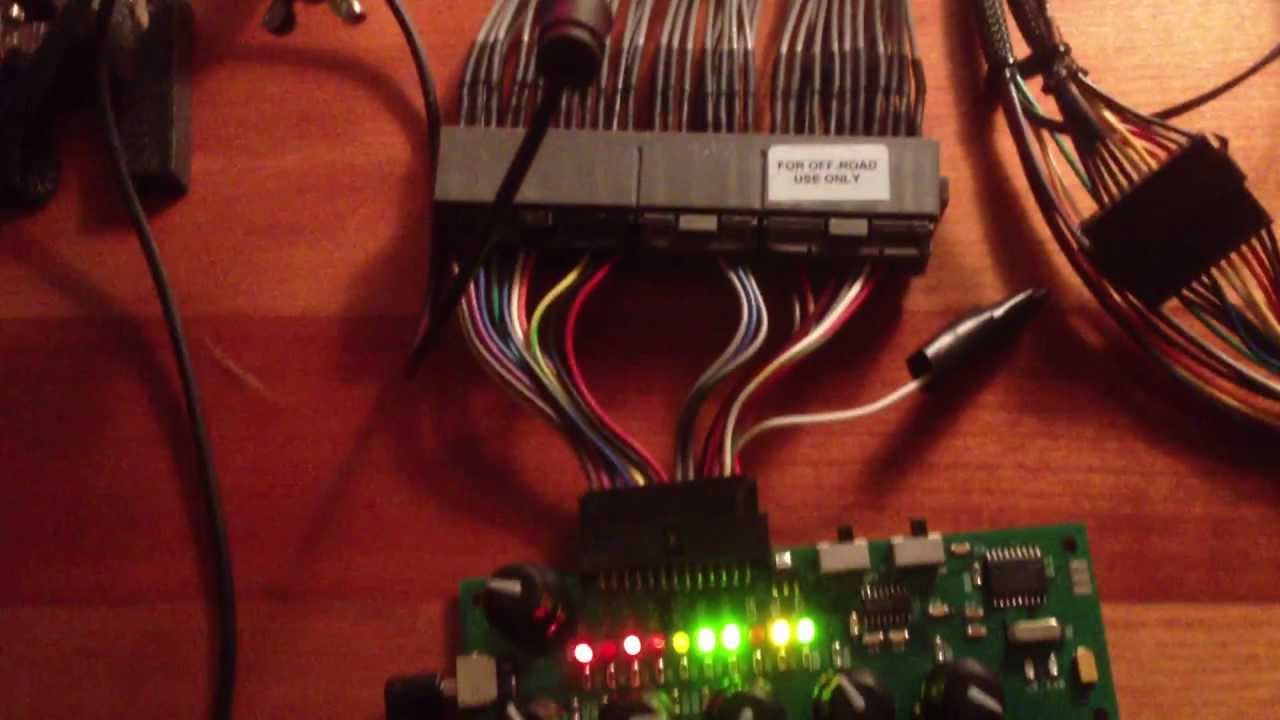 JBtuned showing the problem with obd1 ecu's with a wideband reading and some of my bench test stuff
