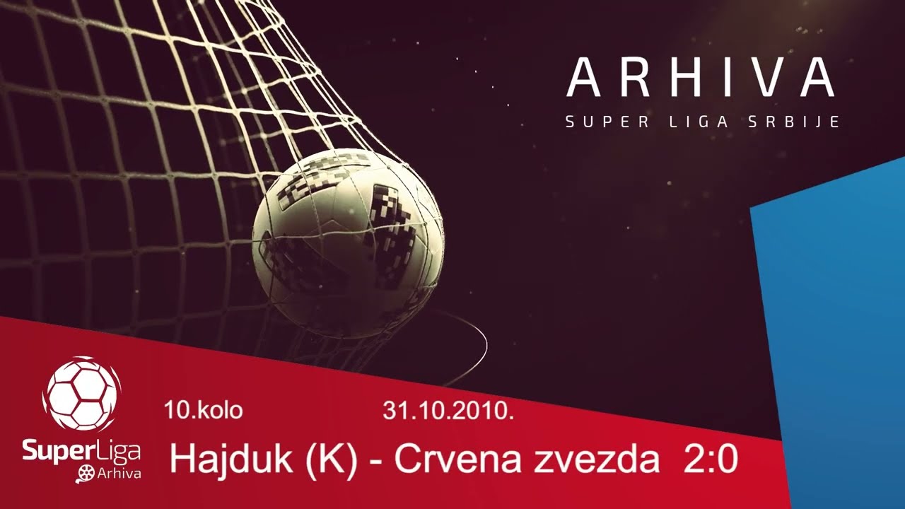 2010/11 - Hajduk K. -  Crvena zvezda 2:0 10.kolo