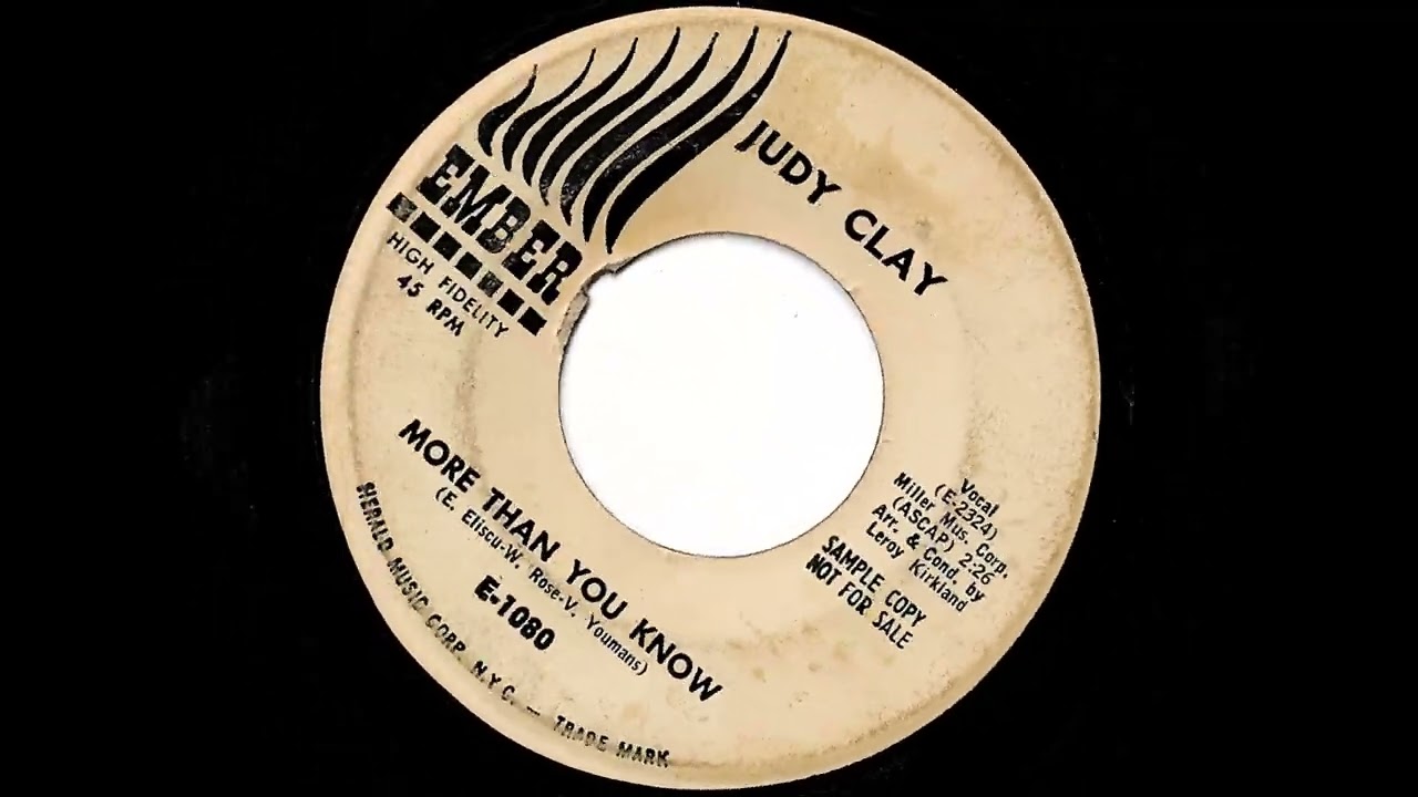 Judy Clay- More Than You Know