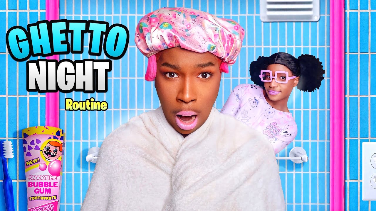 Our GHETTO Night Routine!!🦠 | Cece and Lele