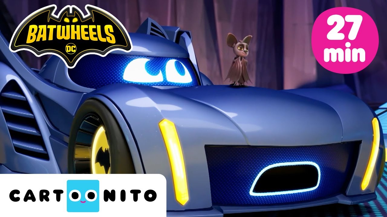🦇 Alfie and Buff the Bat-Truck: Heroic Feats and Epic Songs | Fun Batwheels Team Action @Cartoonito