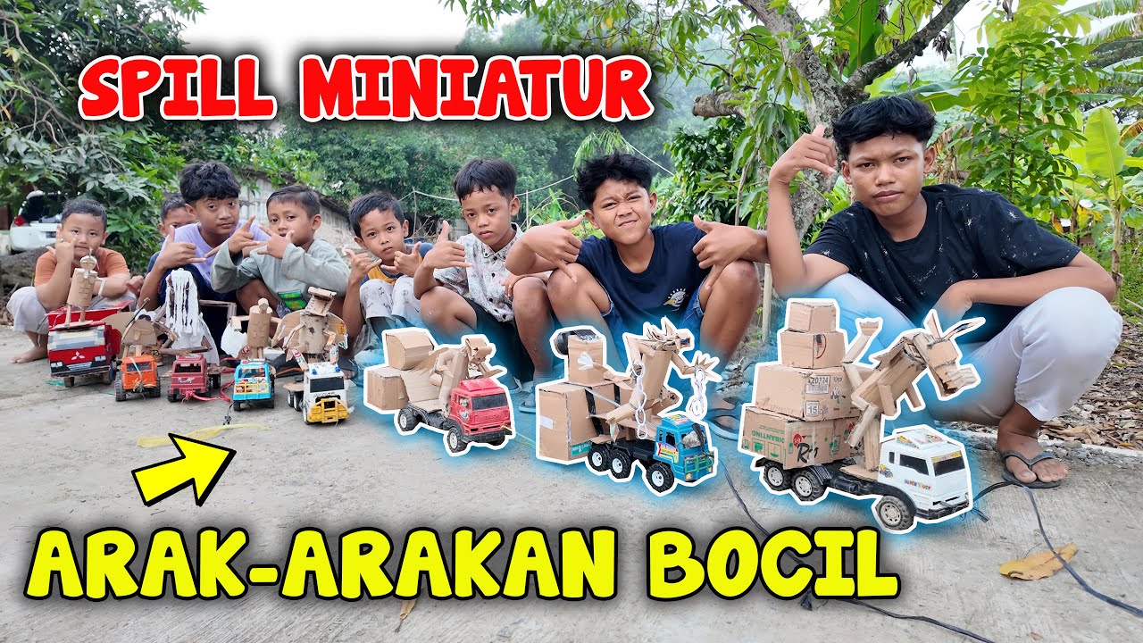 SPILL MINIATUR ARAK ARAKAN DAN SOUND PUNYA BOCIL | BARONGAN BAROPNGSAI SAPI DEVIL