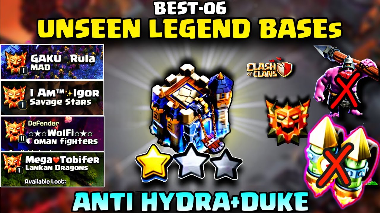 Best TH18 LEGEND BASE LINKS at +5700 Trophies in 2026 | Th18 war Bases | Clash of Clans Base Layouts