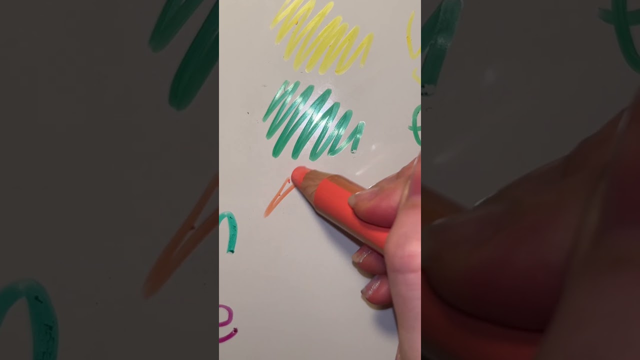 ASMR Whiteboard pencils?! (I'm confused lol)  #asmr #whiteboard #satisfying #shorts