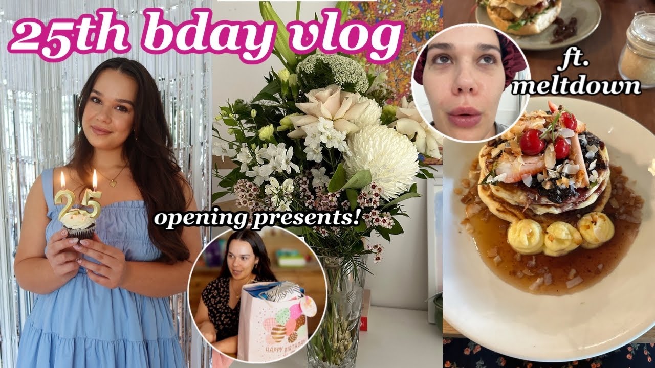 25TH BIRTHDAY VLOG! *opening presents, shopping, bday photoshoot*