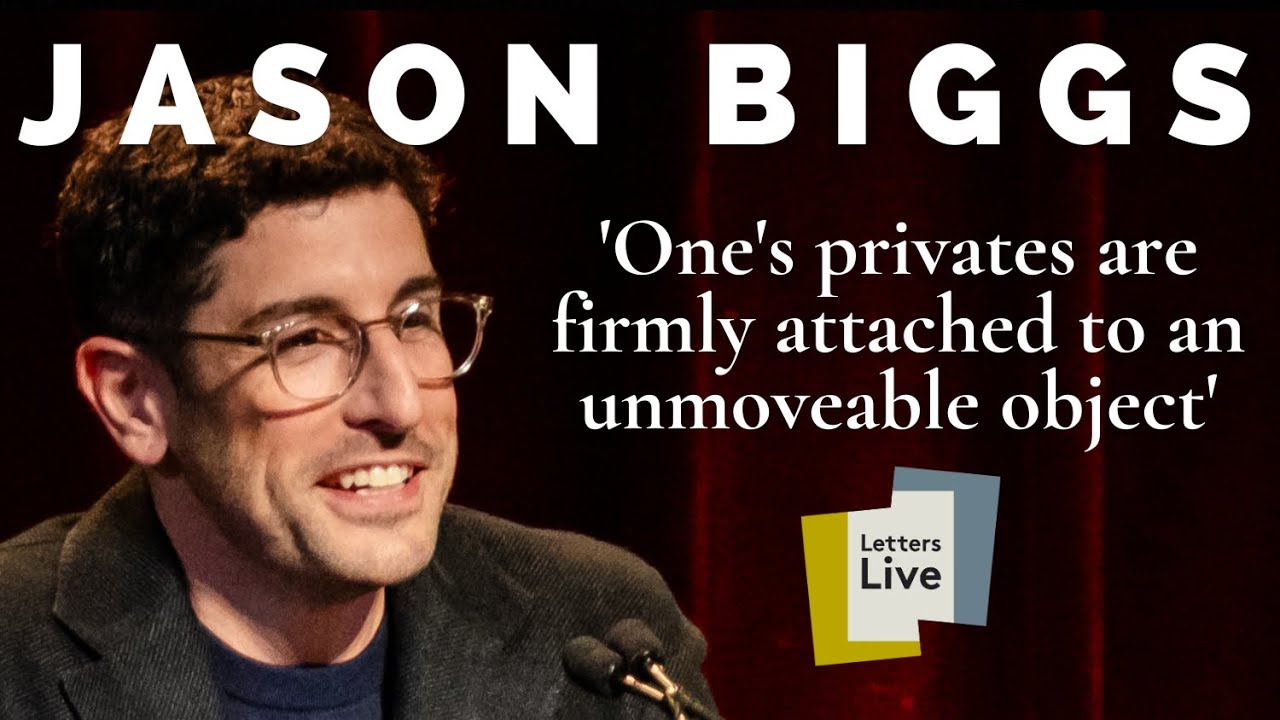 Jason Biggs reads a letter about a very unfortunate incident in a public bathroom