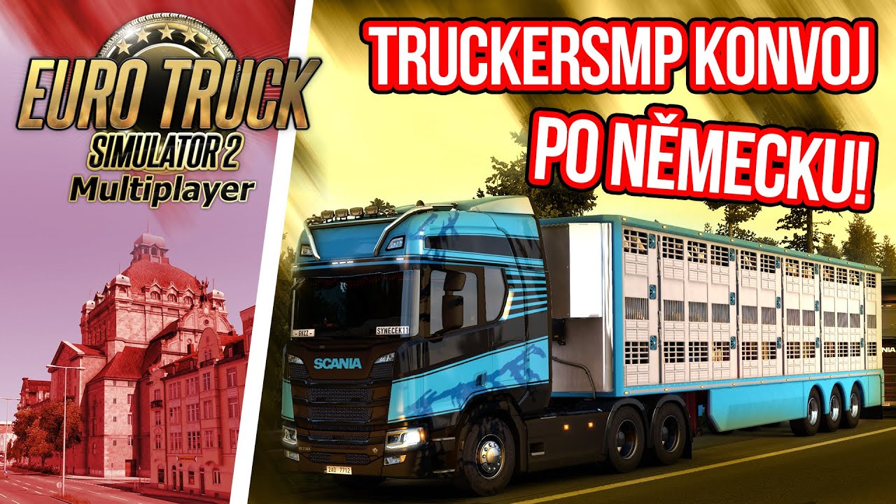 TRUCKERSMP KONVOJ PO NĚMECKU A SKRYTÉ CESTY! | Euro Truck Simulator 2 Multiplayer #257