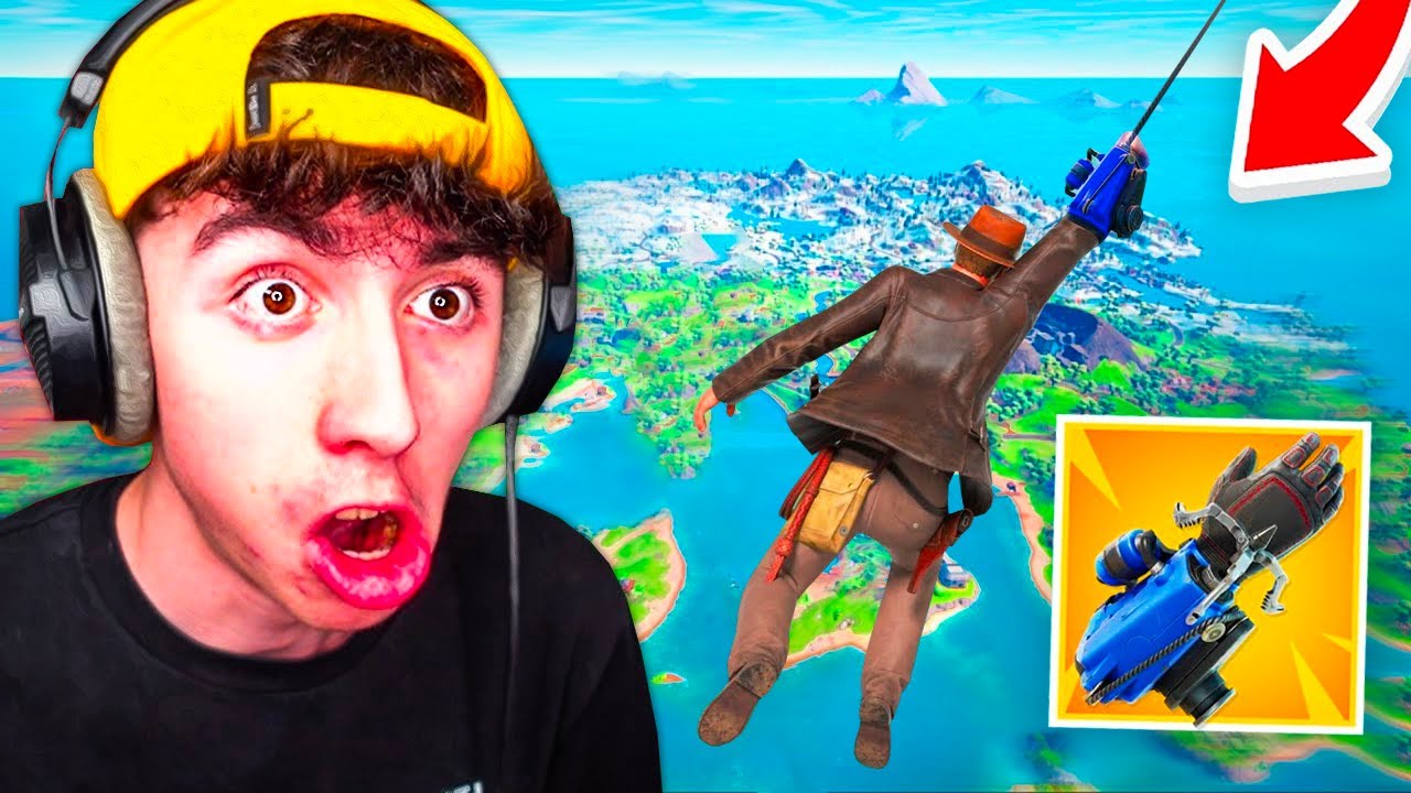 J’ai TROUVÉ le GRAPPIN MYTHIQUE de Indiana Jones sur Fortnite !