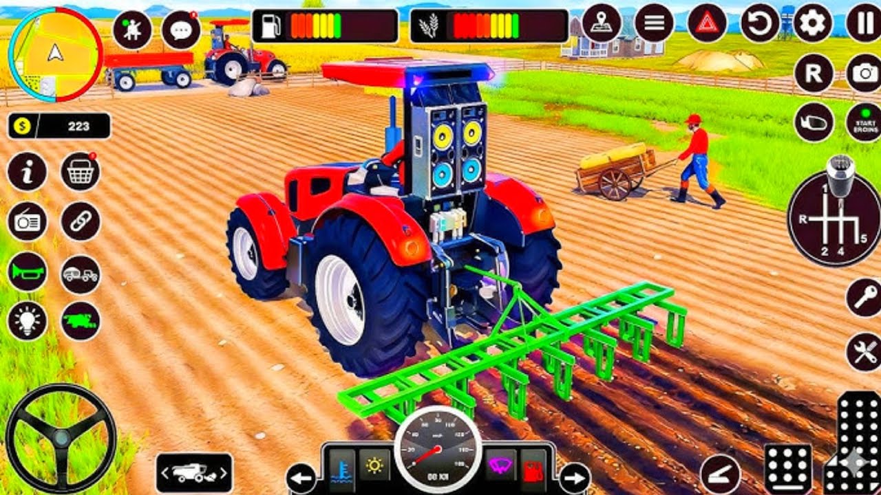 Modern Tractor Farming Driving Simulator 3D - New Tractor Games - Android Gameplay path-9 #2026 