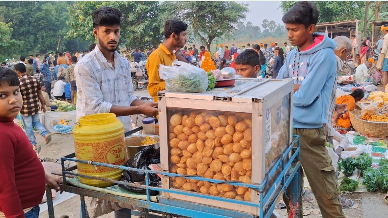 Bihar Village की Desi Pani Puri का असली Taste Challenge 😍🔥 #foodie #BiharStreetFood #panipuri #trend