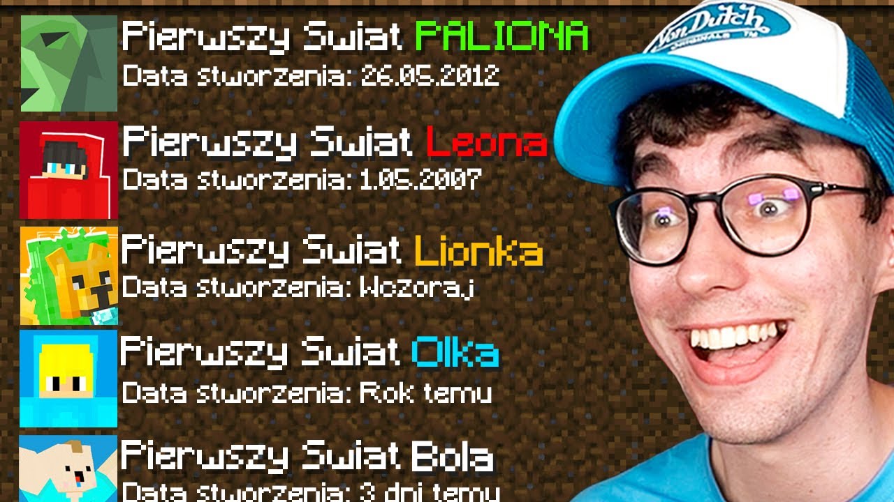 Wchodzę NA PIERWSZE ŚWIATY OSÓB z PALIONOWA w Minecraft!