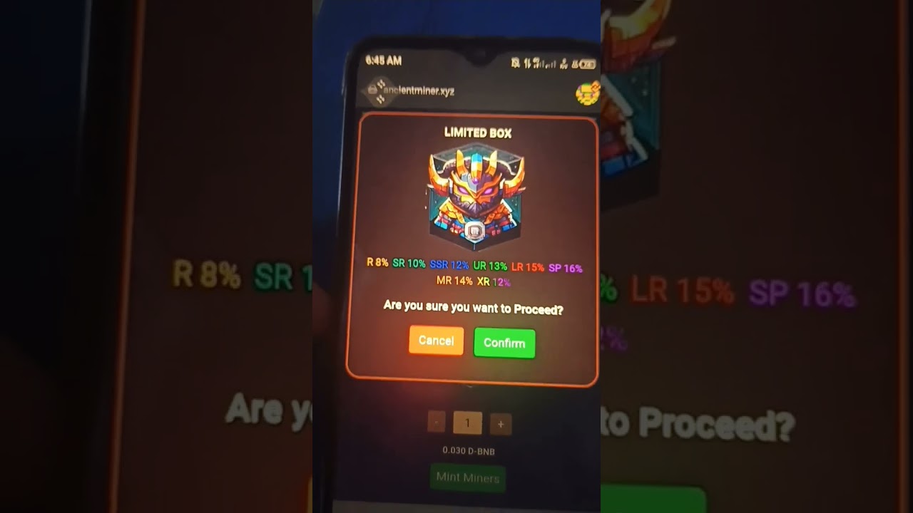 Best Crypto BNB Miner Ancient Miner Limited Box #crypto #bnb 1 Click to Earn #game You Must Try