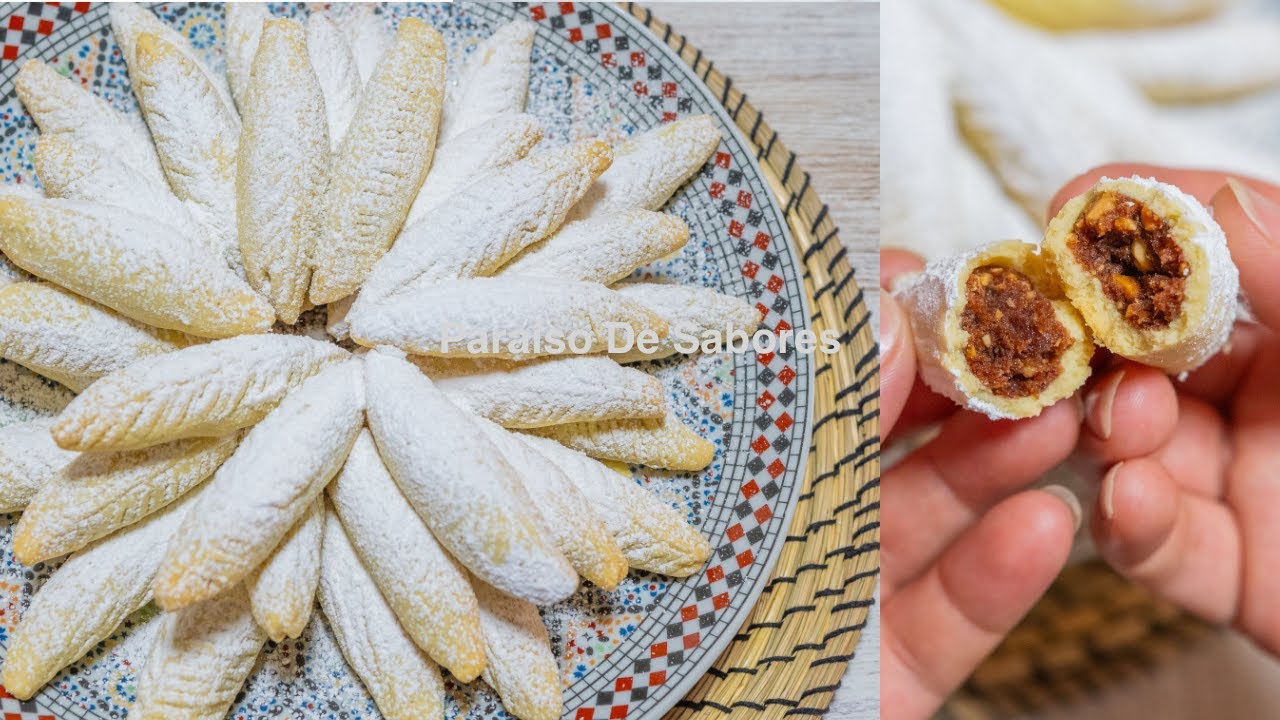 Dulces marroquíes rellenos con dátiles ❤️ Paraíso De Sabores