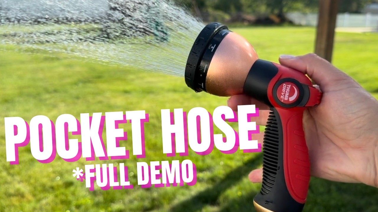 Полная ДЕМОНСТРАЦИЯ! Смотрите, как растет этот шланг! Pocket Hose Ballistic Double UV Edition, ра...
