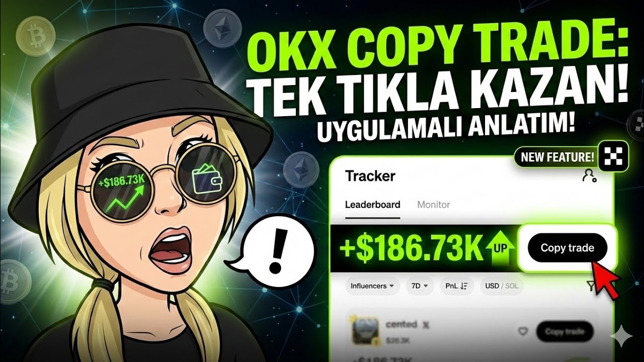 Okx Wallet Copy Trade &Ouml;zelliği Uygulamalı Anlatım @TheOKXGlobal @OKXTurkiye #okxwallet #okxweb3 