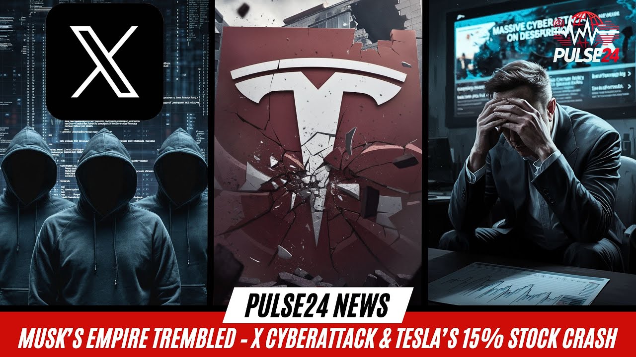 The Day Elon Musk&rsquo;s Empire Trembled &ndash; X Cyberattack & Tesla&rsquo;s 15% Stock Crash