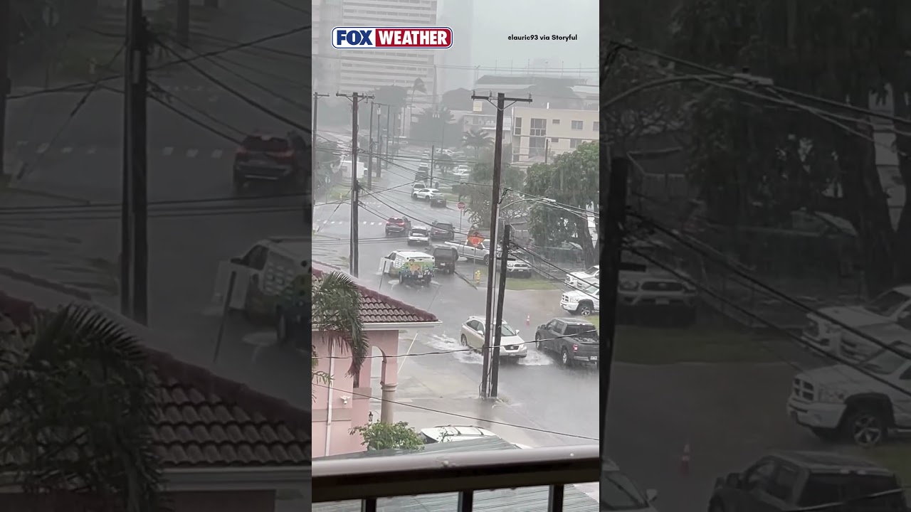🌨️ KONA STORM: Heavy Rain And Strong Winds Have Plagued Honolulu, Hawaii, This Weekend