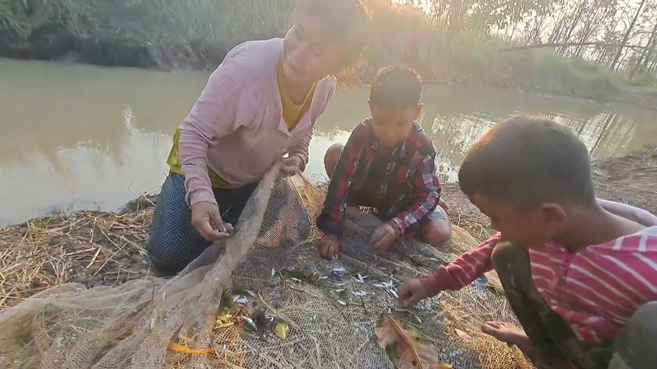 ថ្ងៃនេះប្រពន្ធពូបុលមករកត្រីជាមួយប្អូនលាបខេម