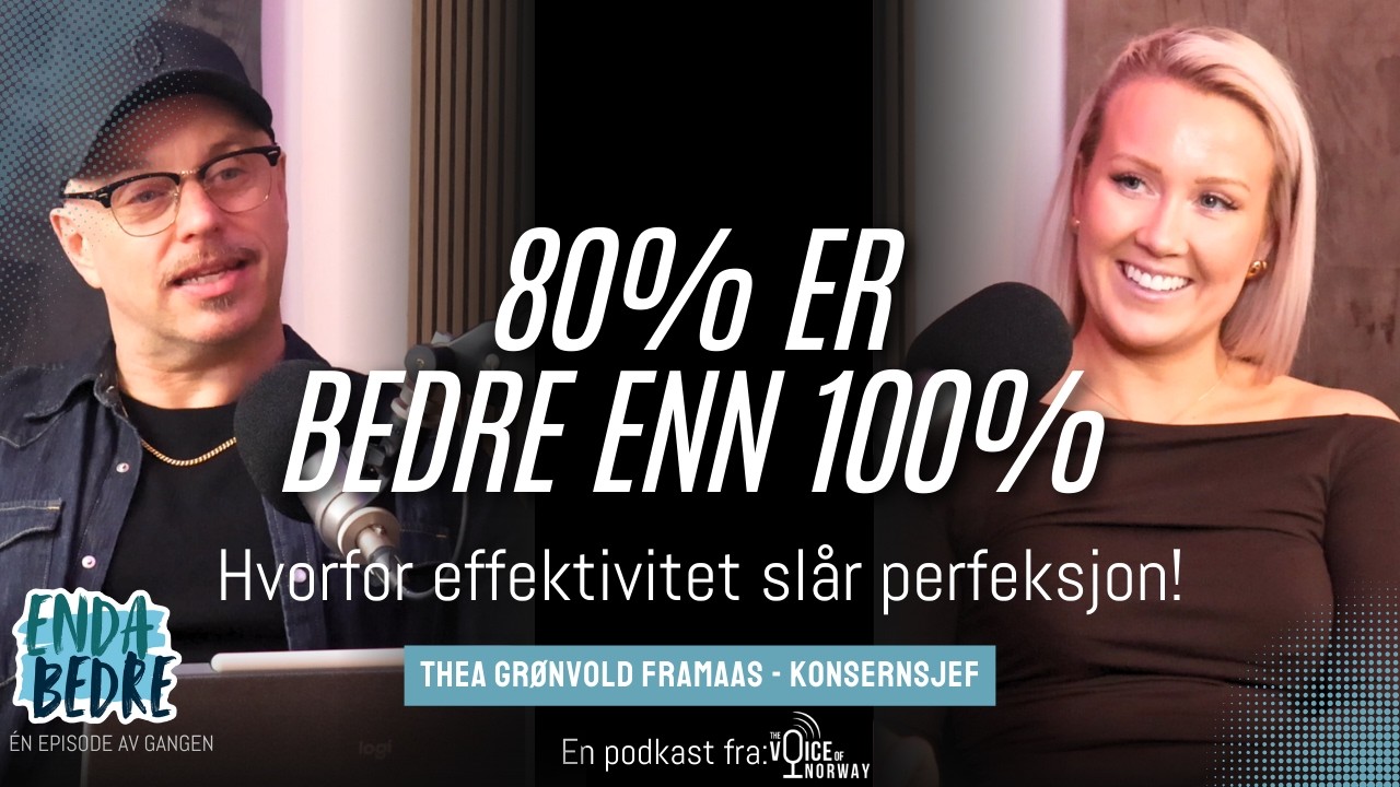 80% er bedre enn 100%!