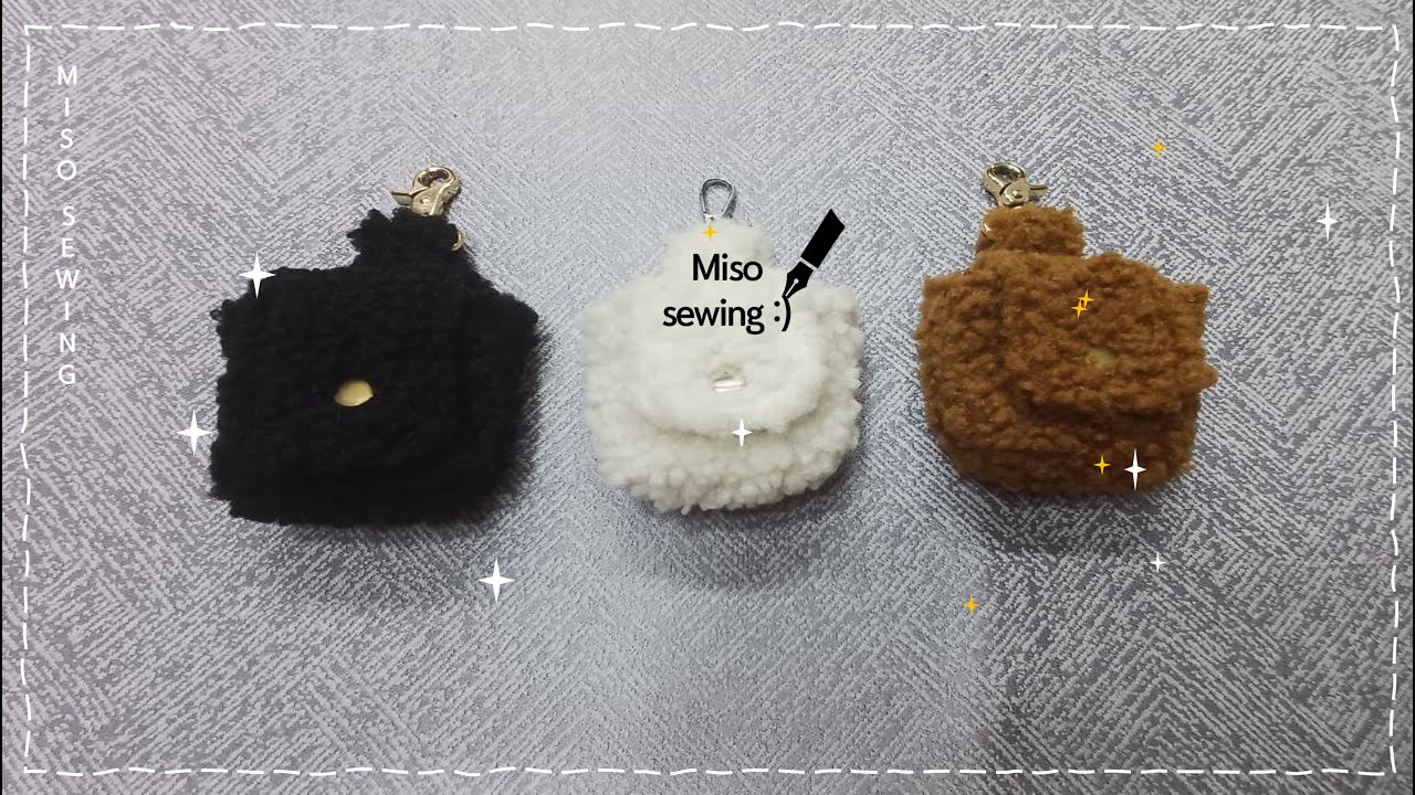 Sewing Tips and Tricks 인기뽀글이 포켓 키링🐻❤️