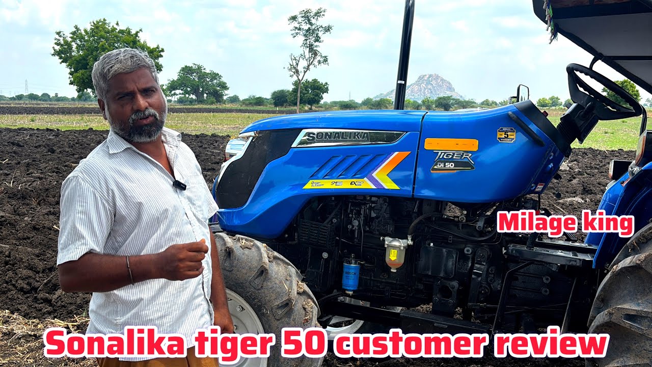 Sonalika tiger 50 customer feedback  #sonalika #vivasayimuthu