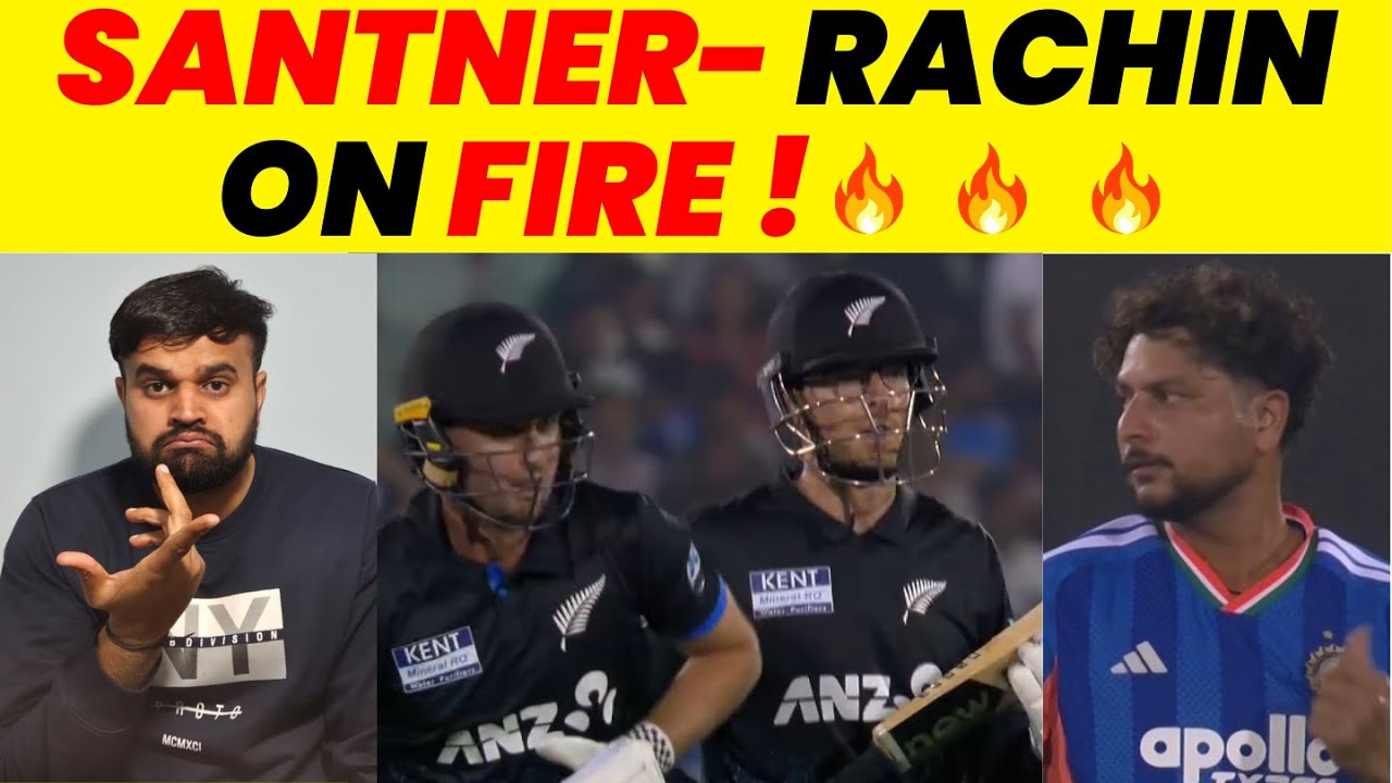 IND vs NZ: RACHIN-SANTNER SOLID, FOULKES CAMEO, BAD FIELDING