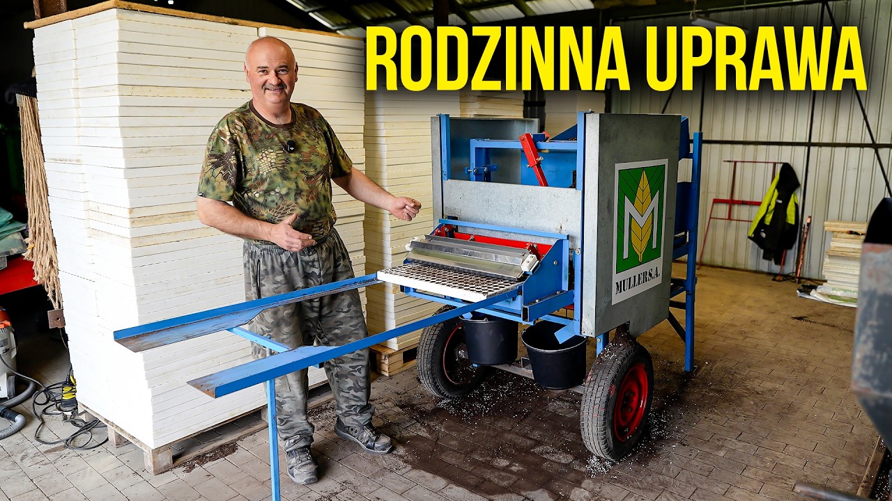OD TEGO ZALEŻY DOCH&Oacute;D NASZEGO GOSPODARSTWA - AUTOMATYCZNY SIEW TYTONIU SIEWNIKIEM MULLER