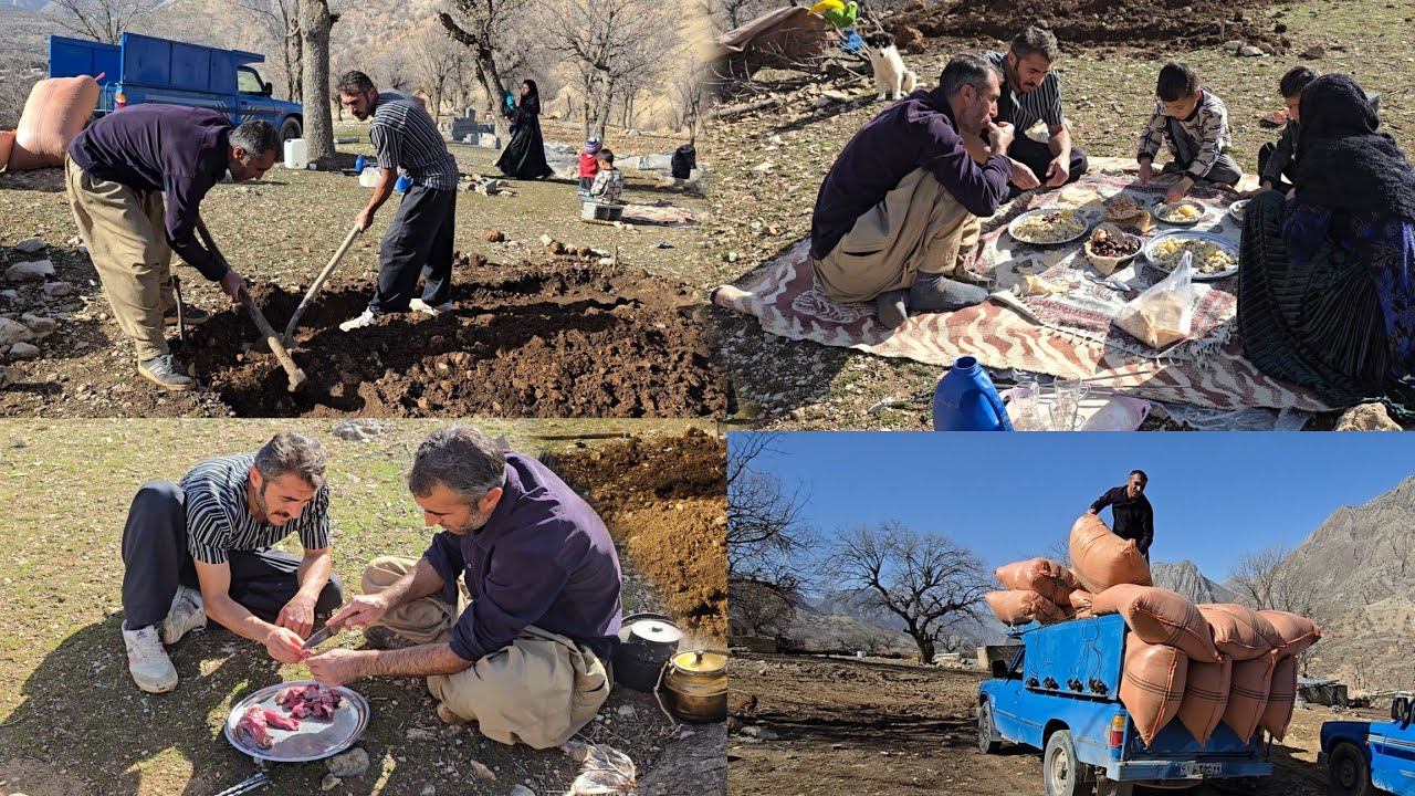 Nomadic Life: Daily Nomadic Work | Digging for a House
