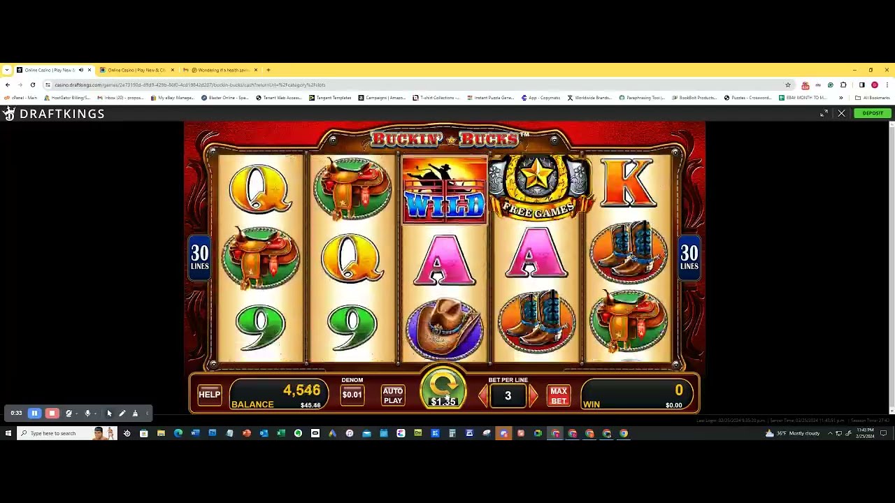Bucking Buck First Spin Hit