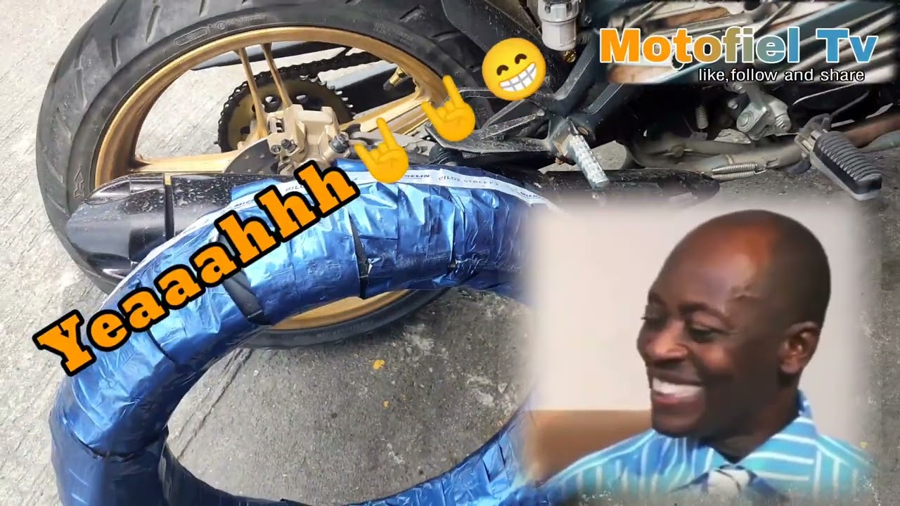 Installing Pilot street 2 Michelin tire on my sniper 150🔥#130/70/17
