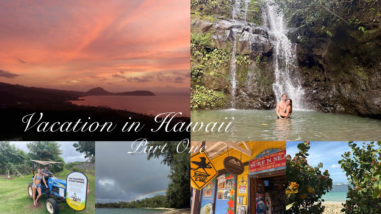Vacation in Hawaii Part One | beautiful waterfalls, hiking Diamond Head & and a stunning sunrise 