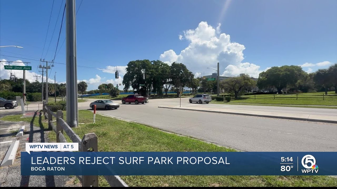 Leaders reject Boca Raton surf park proposal