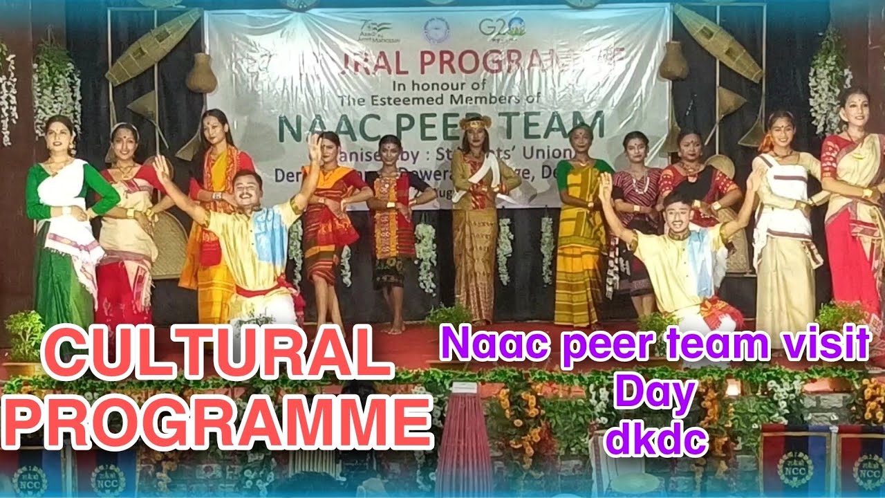 Cultural Program/ Naac peer team visit Day/Dkd college #culturalprogram #Naac