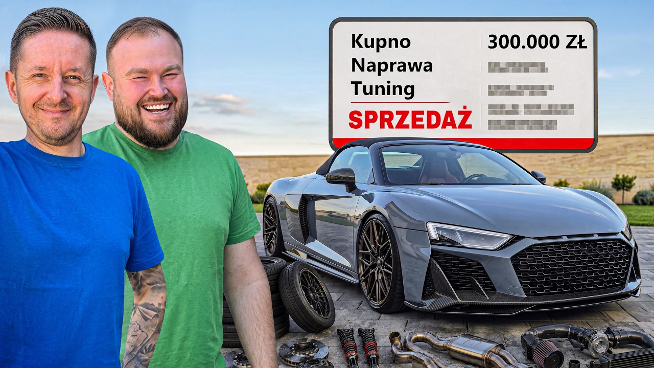 AUDI GOTOWE I SPRZEDANE! | CAŁE PODLICZENIE PROJEKTU | ODBUDOWA AUDI R8 V10 SPYDER PERFORMANCE #12