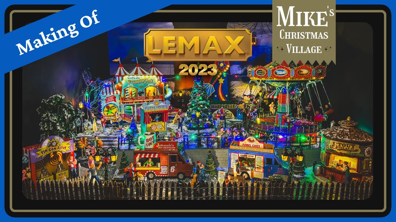 Lemax Christmas Village 2023 | The Making Of: Carnival Village