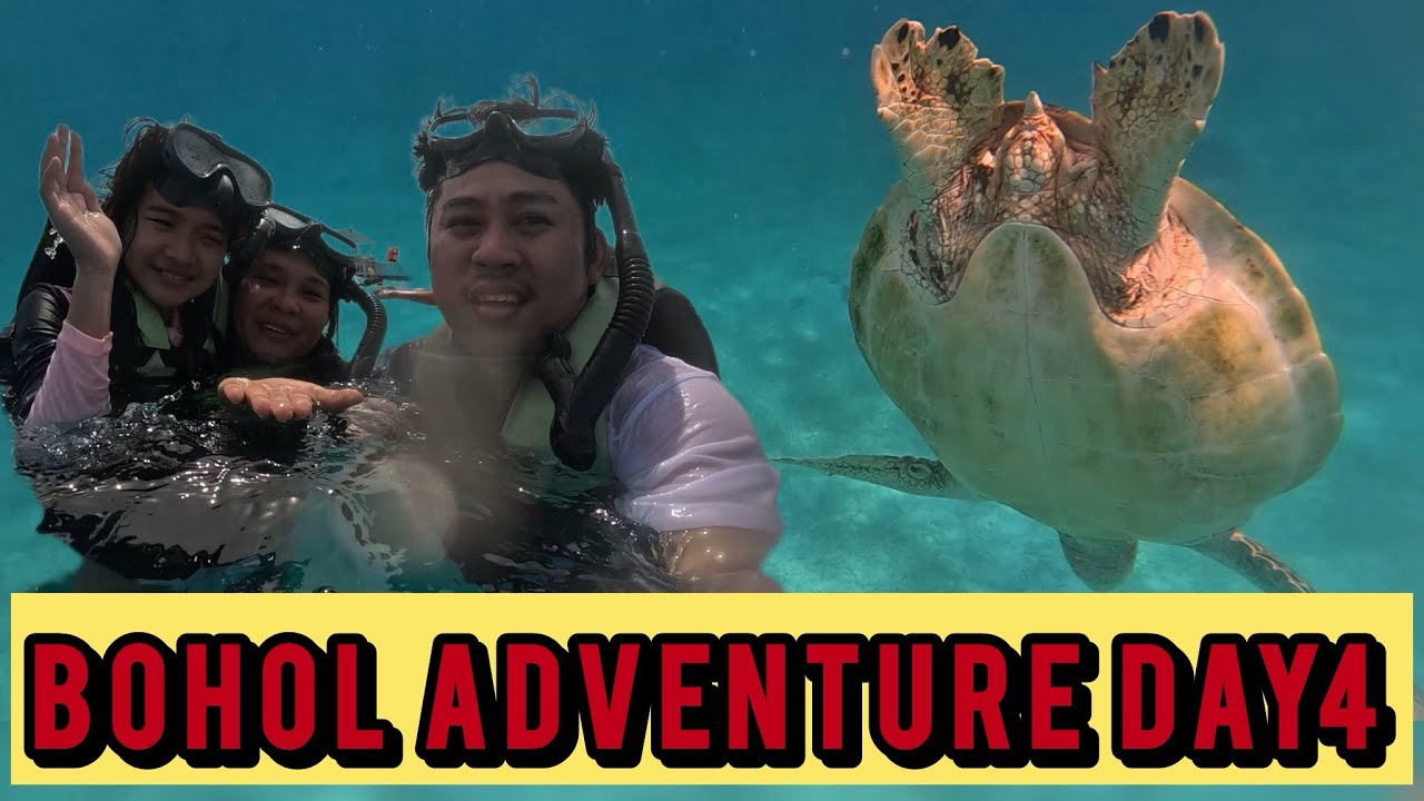 Vlog No:12 Bohol Adventure Day4… Balicasag Island Snorkeling.