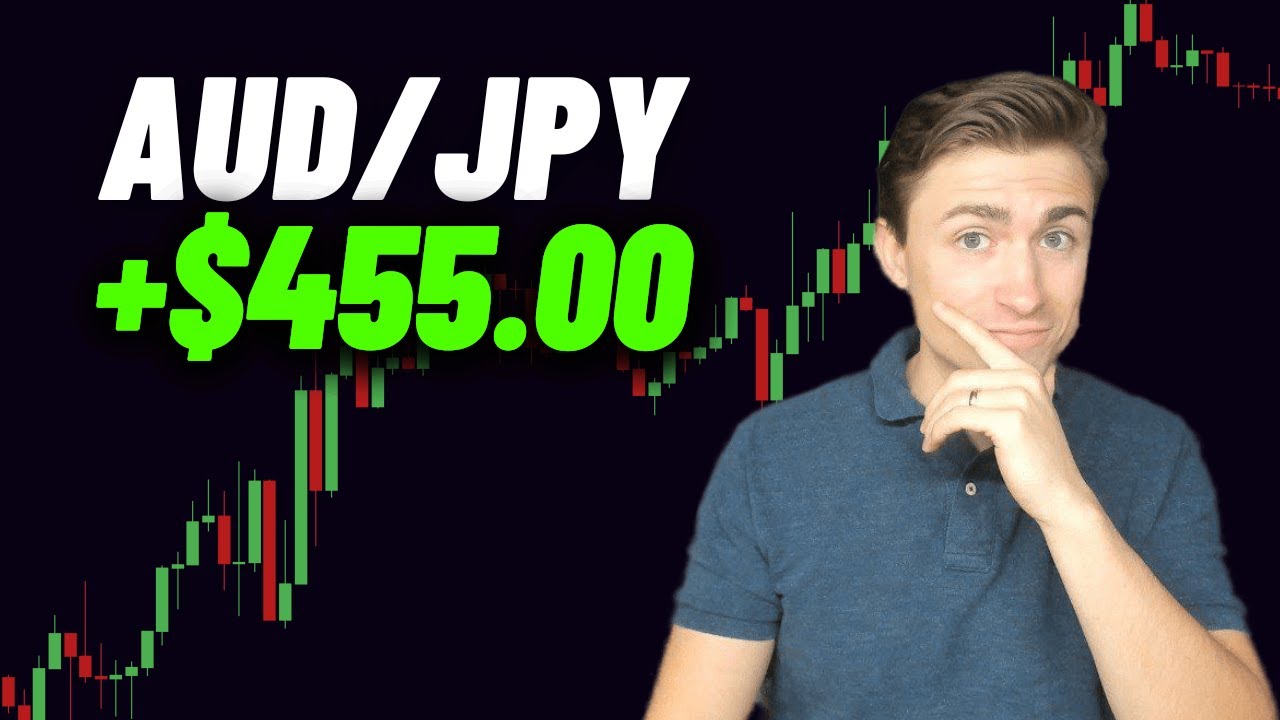 Live Forex Trading: How to Make $455 Trading AUD/JPY! | Simple Trading