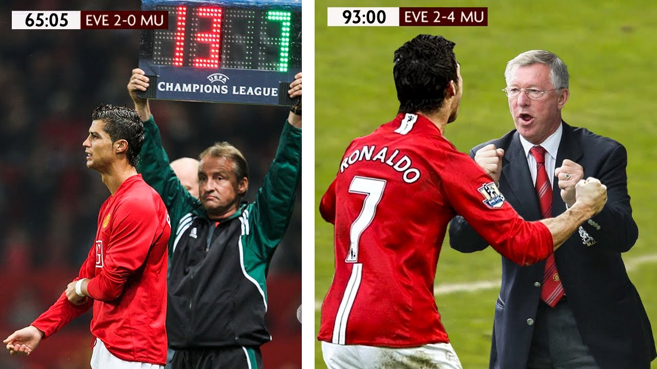 When Cristiano Ronaldo Substituted & Shocked Sir Alex Ferguson
