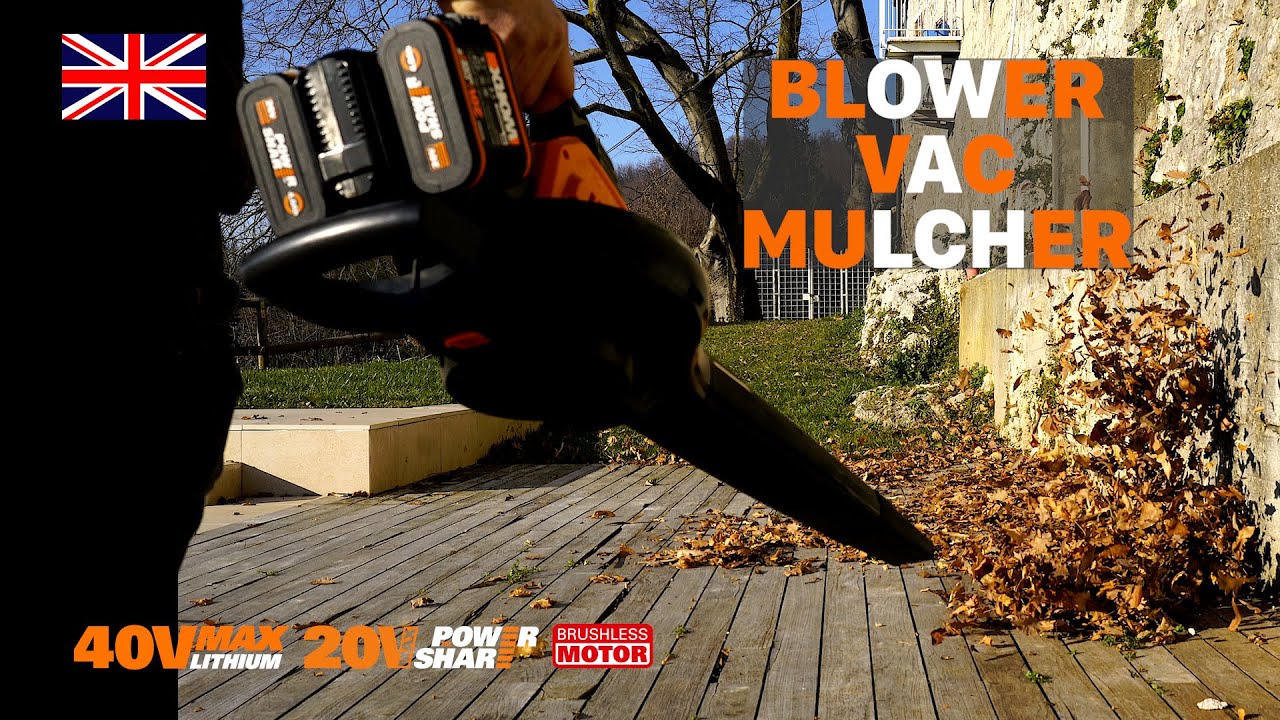 WORX WG583E  BLOWER VAC MULCHER       UK