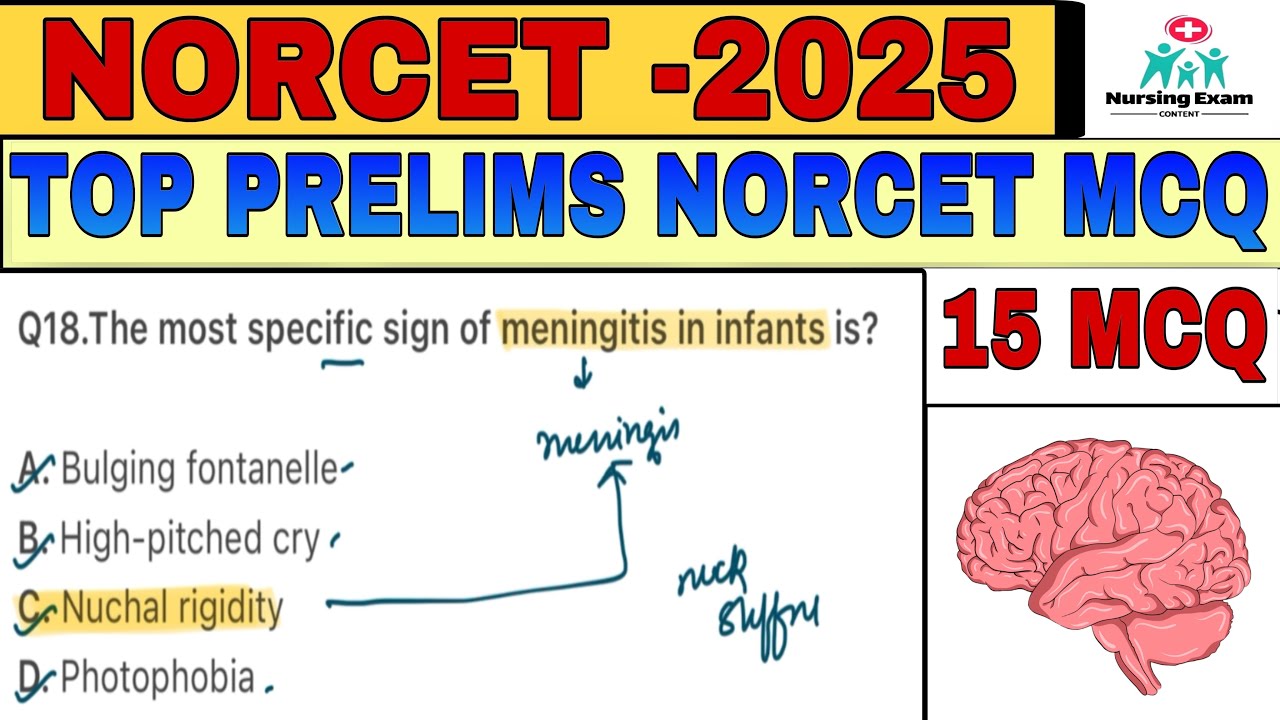 NORCET 8 EXAM PREPARATION | NORCET 2025 EXAM QUESTIONS | AIIMS PRE EXAM QUESTION PAPER