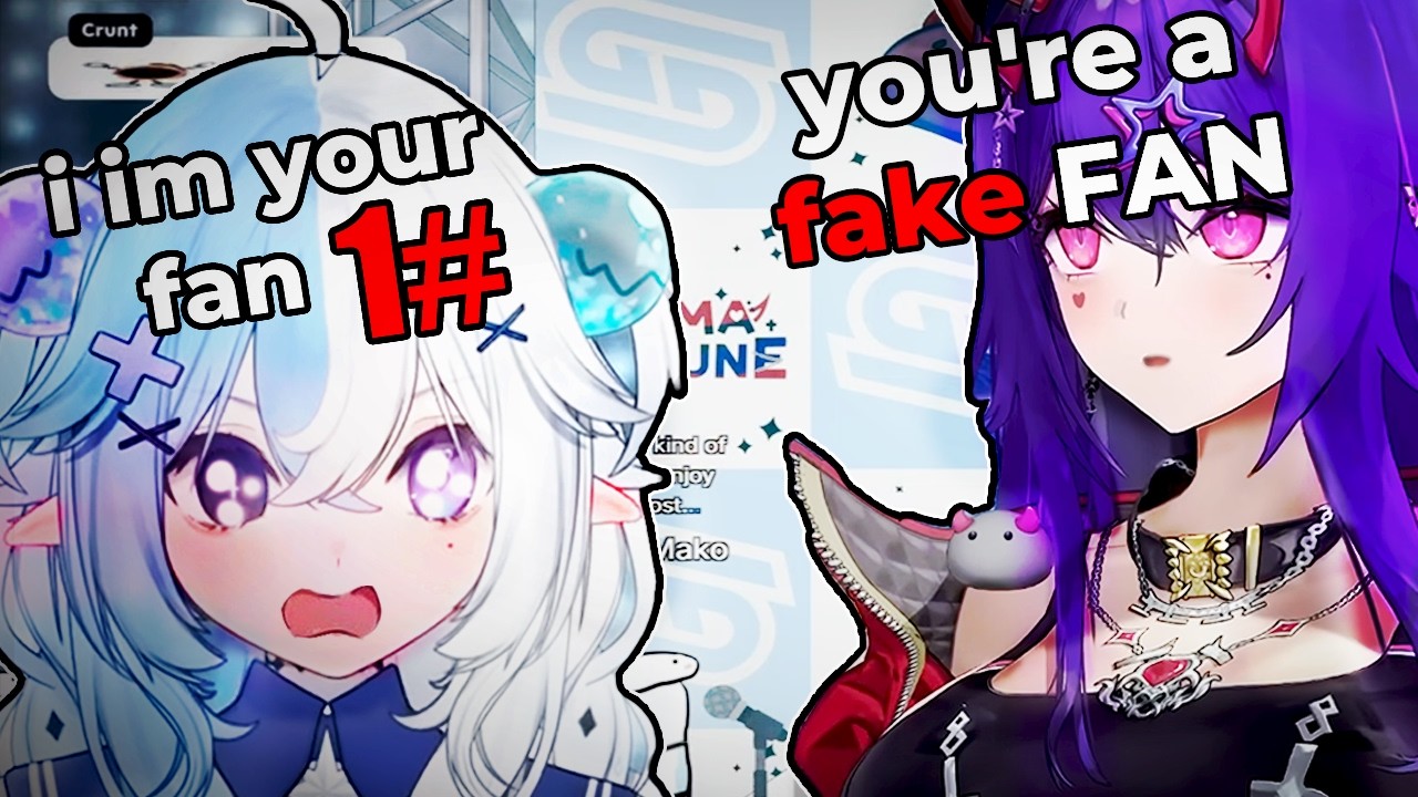 15 minutes of aquwa fumbleling and being a FAKE FAN