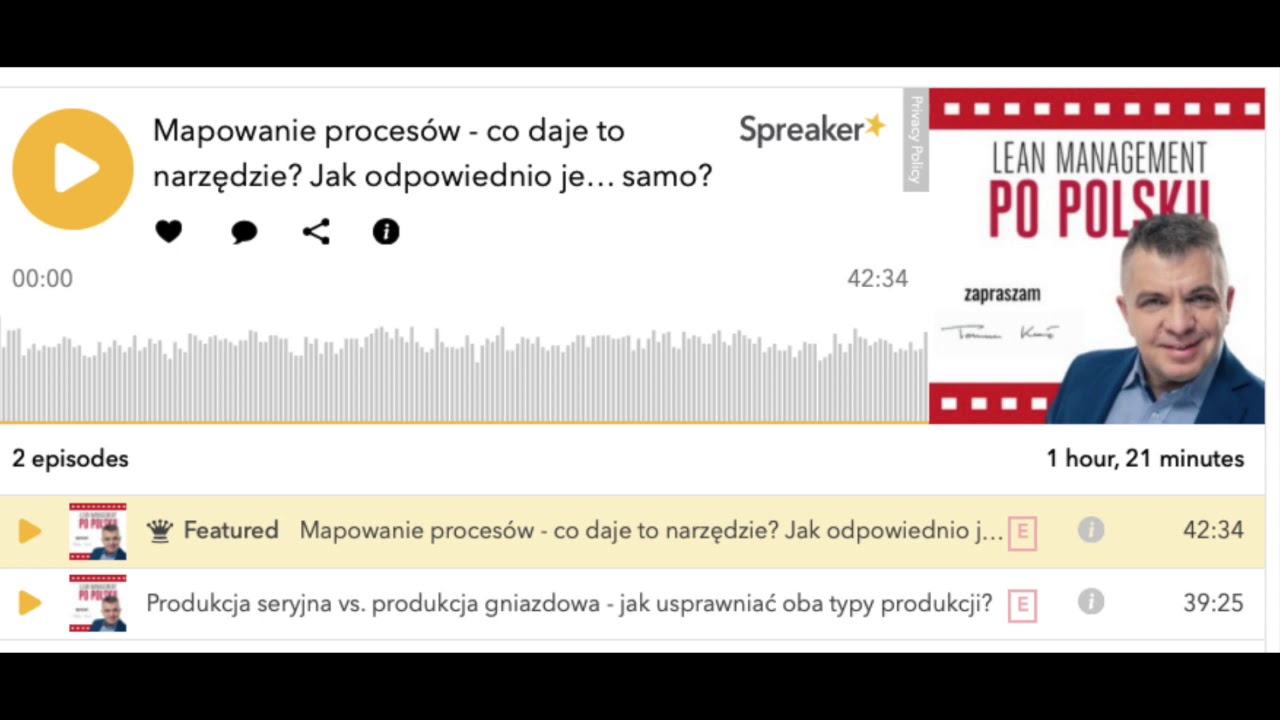 [PODCAST] Mapowanie proces&oacute;w - co daje to narzędzie i jak odpowiednio je przeprowadzić?