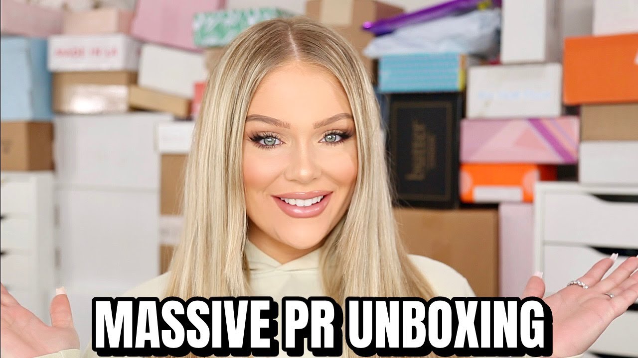BIGGEST PR UNBOXING HAUL EVER | MASSIVE AMOUNT OF FREE MAKEUP!