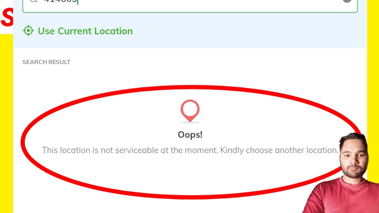 D'mart App Location Problem | This location is not serviceble at the moment